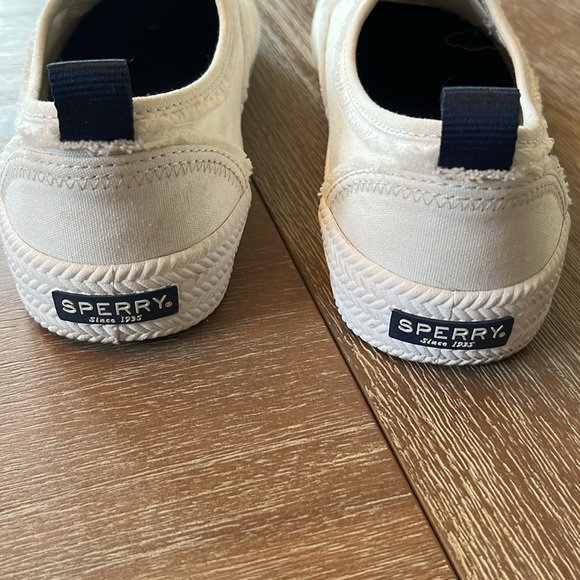 Sperry Top-Sider Crest Creeper Laceless Slip-on Sneaker white size 9.5 - Picture 6 of 10